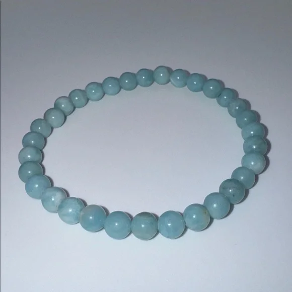 Amazonite Stone Beaded Bracelet - Picture 1 of 3